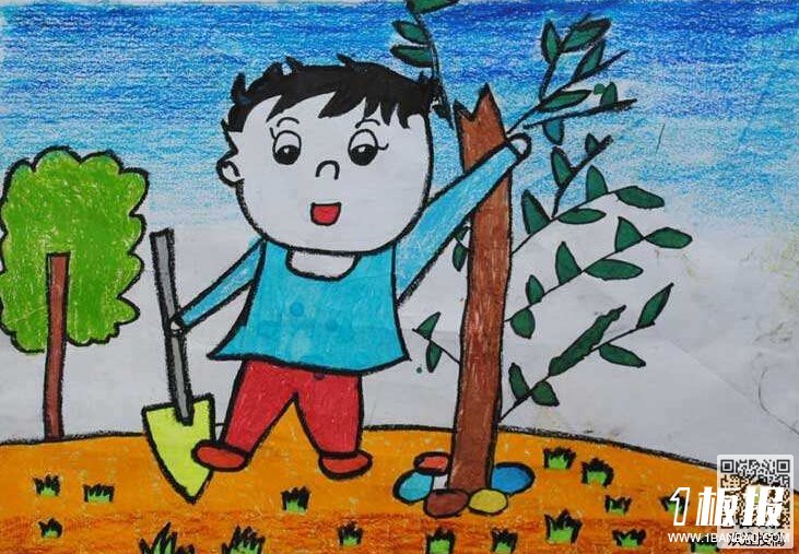 五一劳动节儿童主题画-劳动的体验