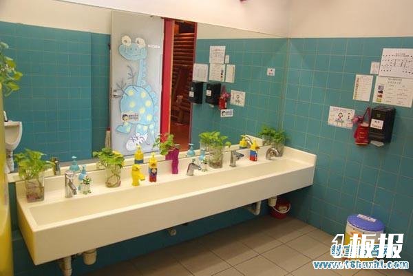 幼儿园厕所装饰布置图片