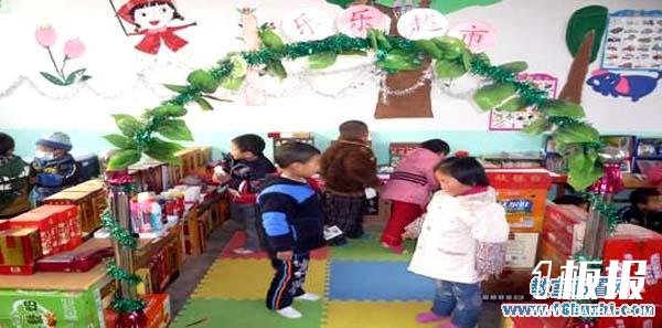 幼儿园小超市区角设计图片：乐乐超市