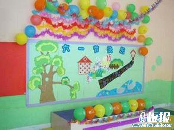 幼儿园六一儿童节教室区角装饰图片