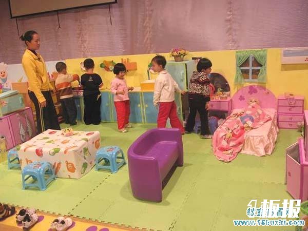 幼儿园中班娃娃家创设图片