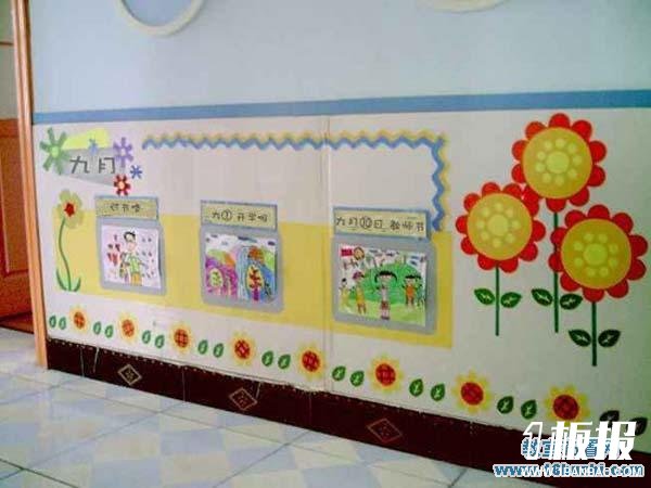 幼儿园楼道墙面布置图片
