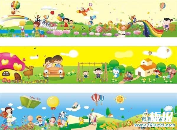 幼儿园围墙彩绘图案素材大全