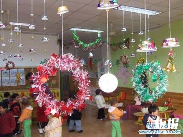 幼儿园圣诞节教室环境布置