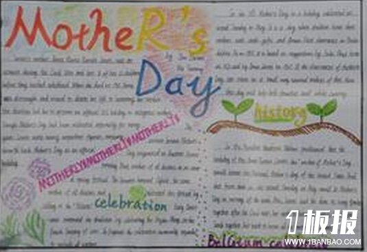 母亲节英语手抄报图片-Mother's Day