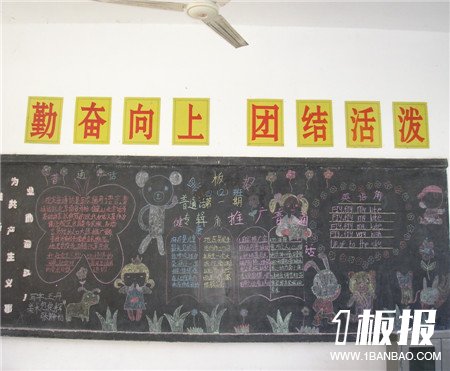 
推广普通话黑板报：学好、说好普通话
