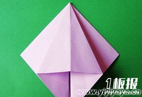 百合花的折纸教程5