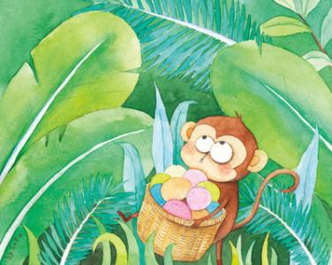 猴子和熊种桃树的故事1