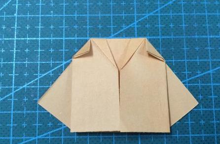 简单裙子折纸步骤图解