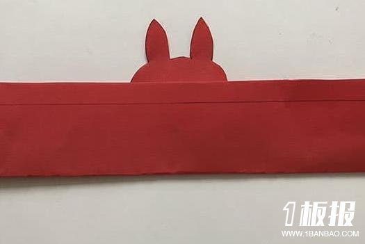 中秋节兔子灯笼的折纸方法
