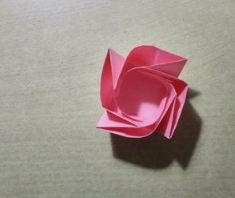 玫瑰花盒子的折法图解