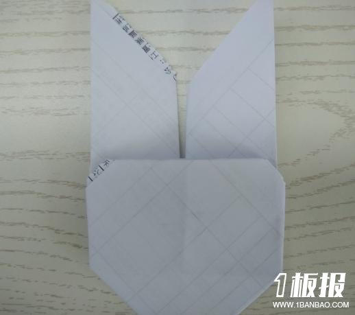 最简单小兔子折纸图解