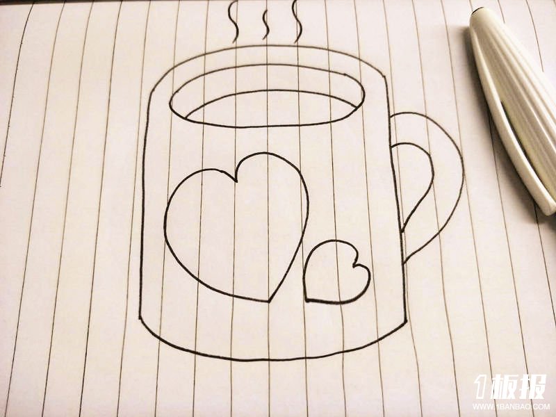可爱茶杯简笔画图片3
