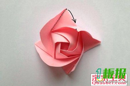 玫瑰花束折纸21