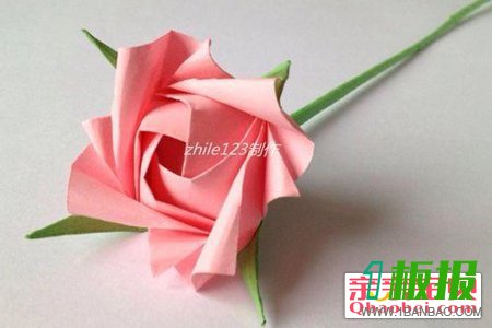 玫瑰花束折纸26
