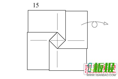 折纸玫瑰花步骤图解25