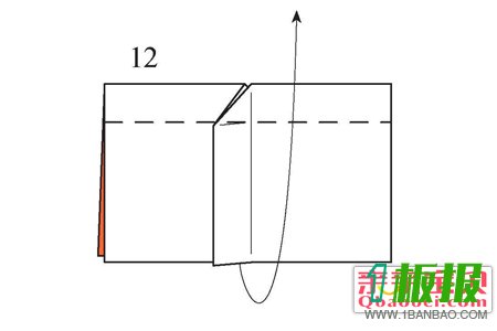 折纸玫瑰花步骤图解22