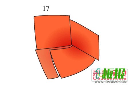 折纸玫瑰花步骤图解27