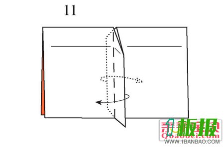 折纸玫瑰花步骤图解21