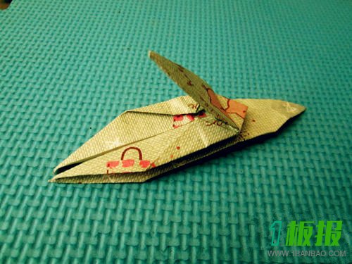 立体千纸鹤的折法11