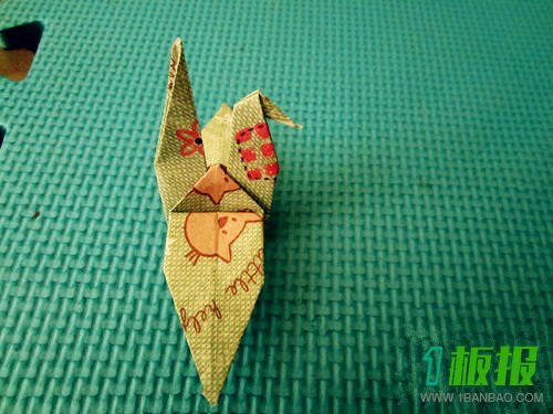 立体千纸鹤的折法14