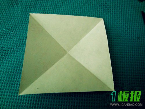 立体千纸鹤的折法2